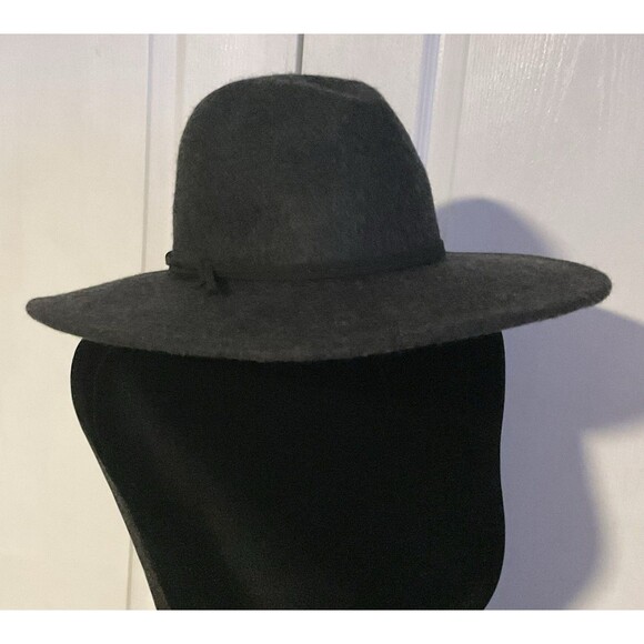Universal Thread Women's Wool Western Hat Charcoal - Picture 1 of 4